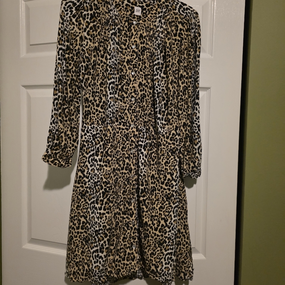 Gap Leopard Print Women's Dress - Picture 5 of 9